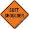 W8-4 Soft Shoulder Sign