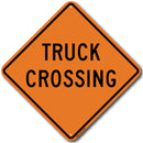 Truck Crossing (W8-6) Sign