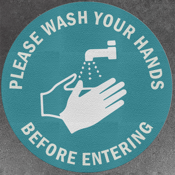 Please Wash Your Hands Before Entering Decals (Pack of 5) – Highway ...