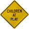 Children at Play Sign