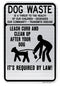 Dog Waste Sign