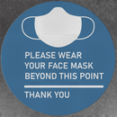 Please Wear Your Face Mask Decals (Pack of 5)