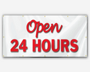 Open 24 Hours Banner