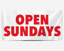 Open Sundays Banner