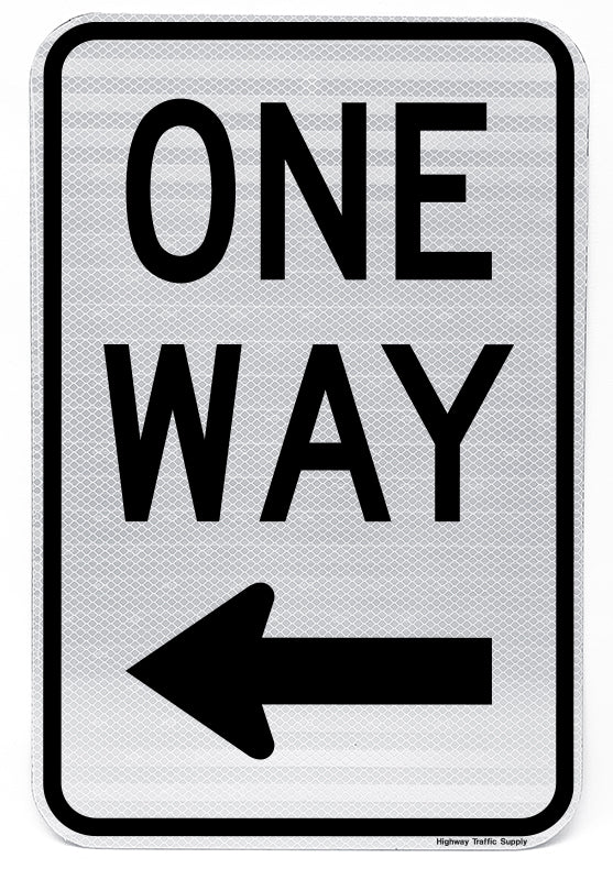 One Way Sign (Left)