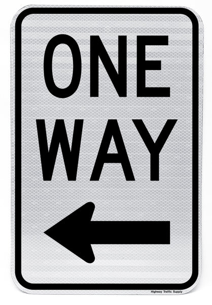 One Sign For All Example All Traffic Going One Way Sign