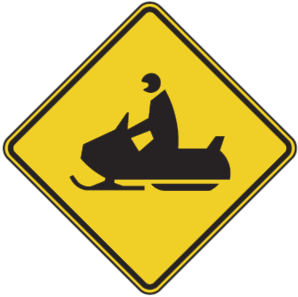 Snowmobile Sign