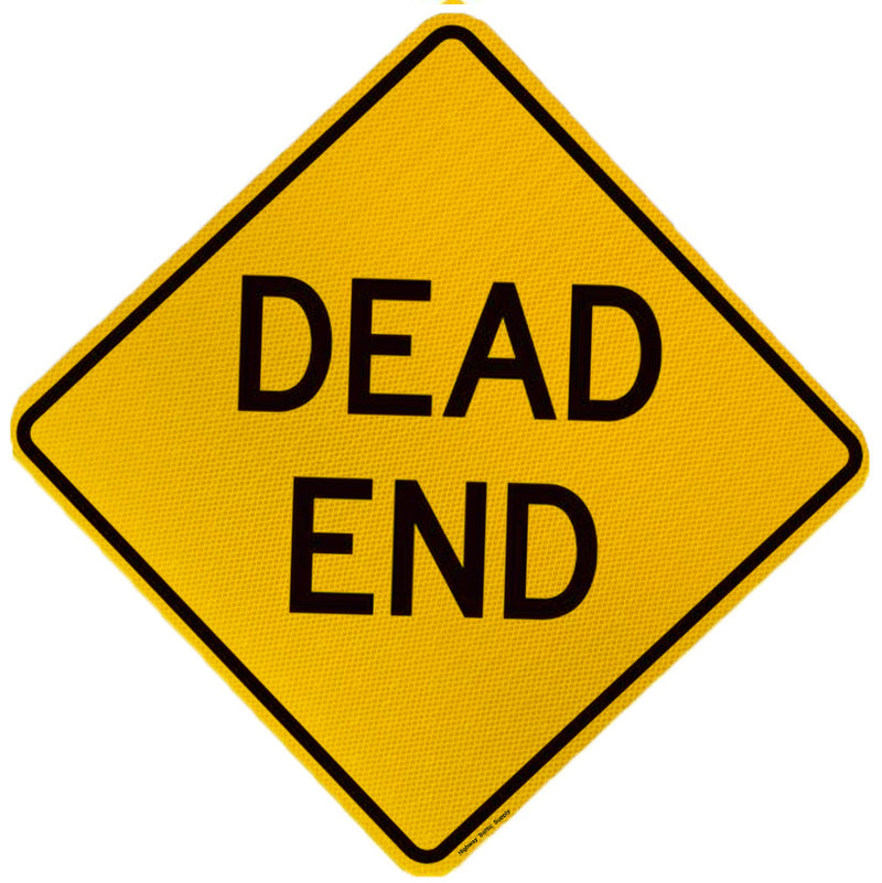 W14-1 Dead End Sign
