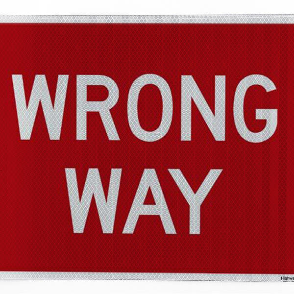 Wrong Way | Warning Signs | Highway Traffic Supply